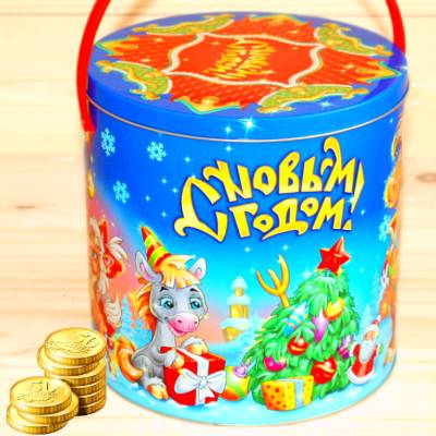Недорогой детский новогодний подарок 1000 грамм в Ногинске