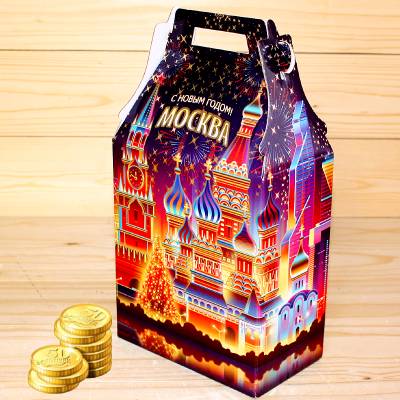 Экономный сладкий новогодний подарок весом 1000 грамм в Ногинске