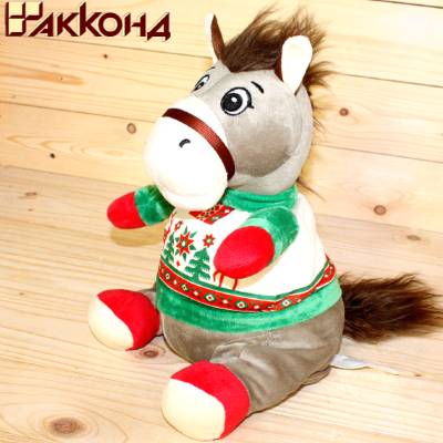 Сладкий новогодний подарок в виде символа 2026 года от фабрики Акконд в Ногинске