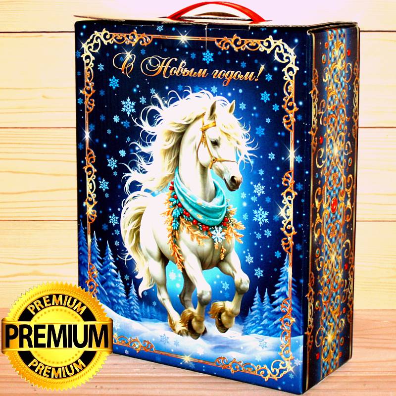 Премиум подарок в картонной упаковке на Новый 2026 год в Ногинске